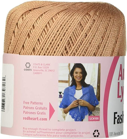 Fashion Copper Mist Crochet - 3 Pack of 150y/137m - Cotton - Gauge 3 - Crochet