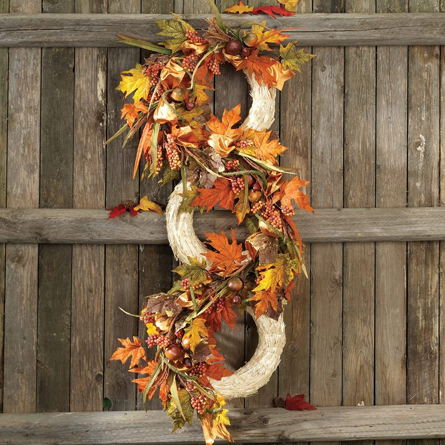 FloraCraft Straw Wreath Form 14 Inch Natural