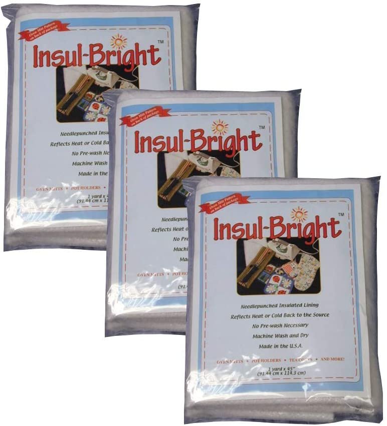 Insul-Bright Insulated Lining-36"x45" sku# 645509MA, set of 3