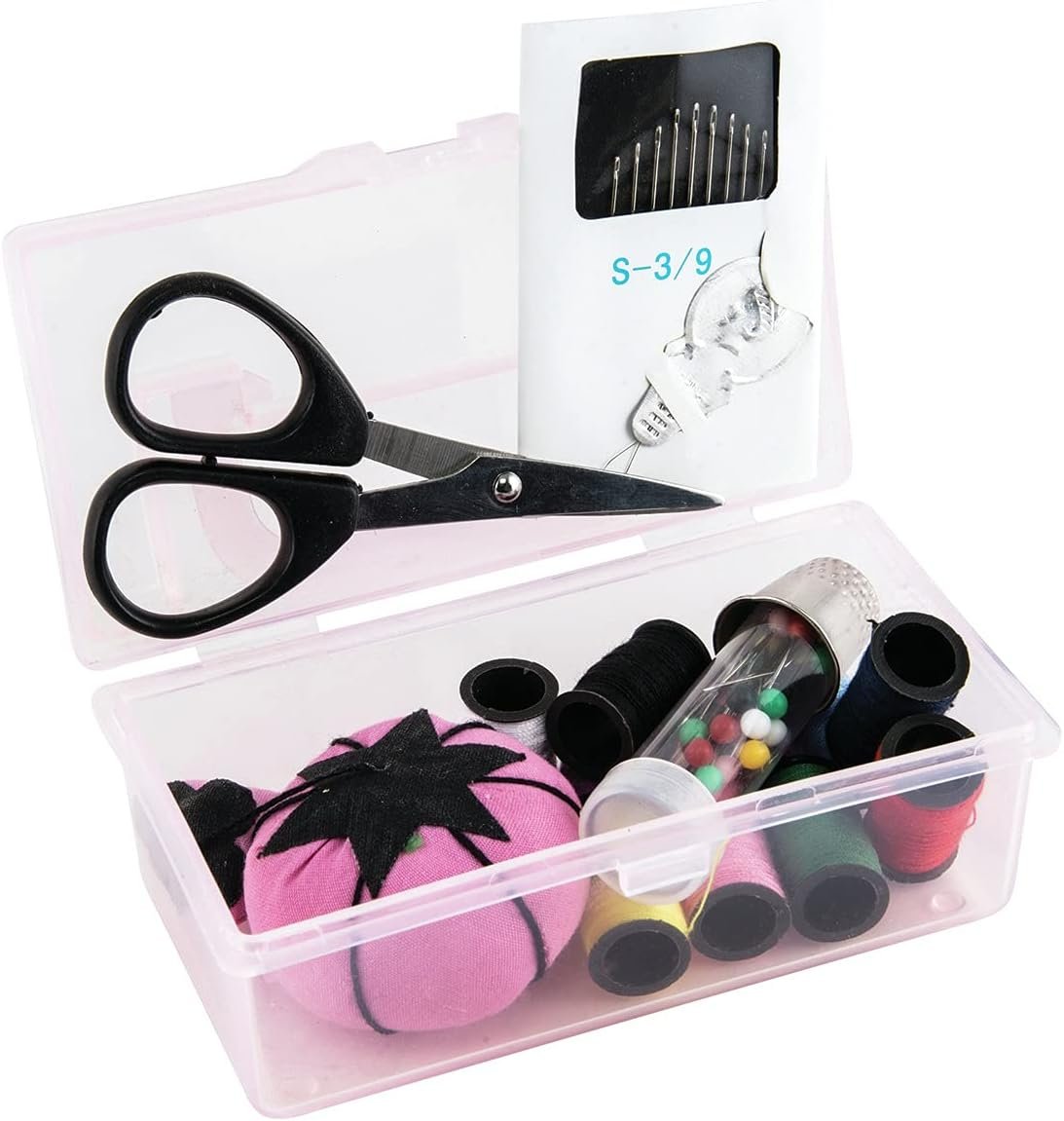 SINGER 01923 Toolbox Sewing Kit, Pink, 2.75" x 1.95" x 4.50"