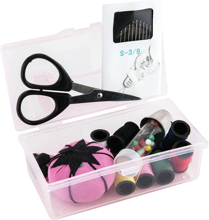 SINGER 01923 Toolbox Sewing Kit, Pink, 2.75" x 1.95" x 4.50"