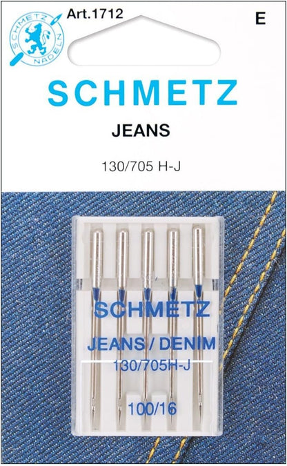 SCHMETZ Denim 5-Pack Size 16/100
