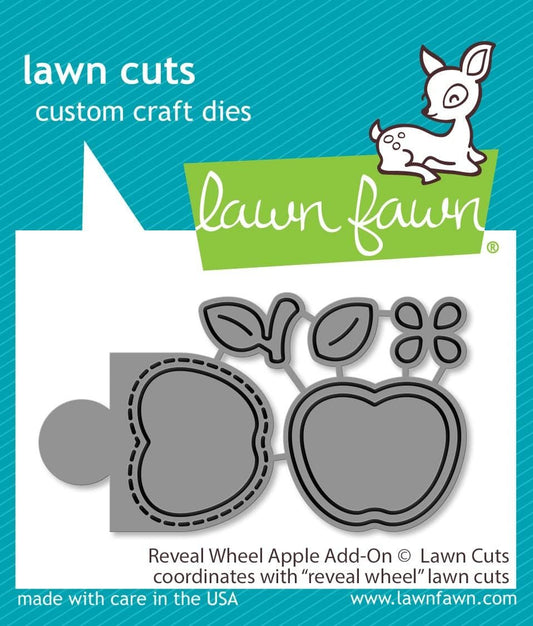 Lawn Fawn LF2959 Reveal Wheel Apple Add-On Dies