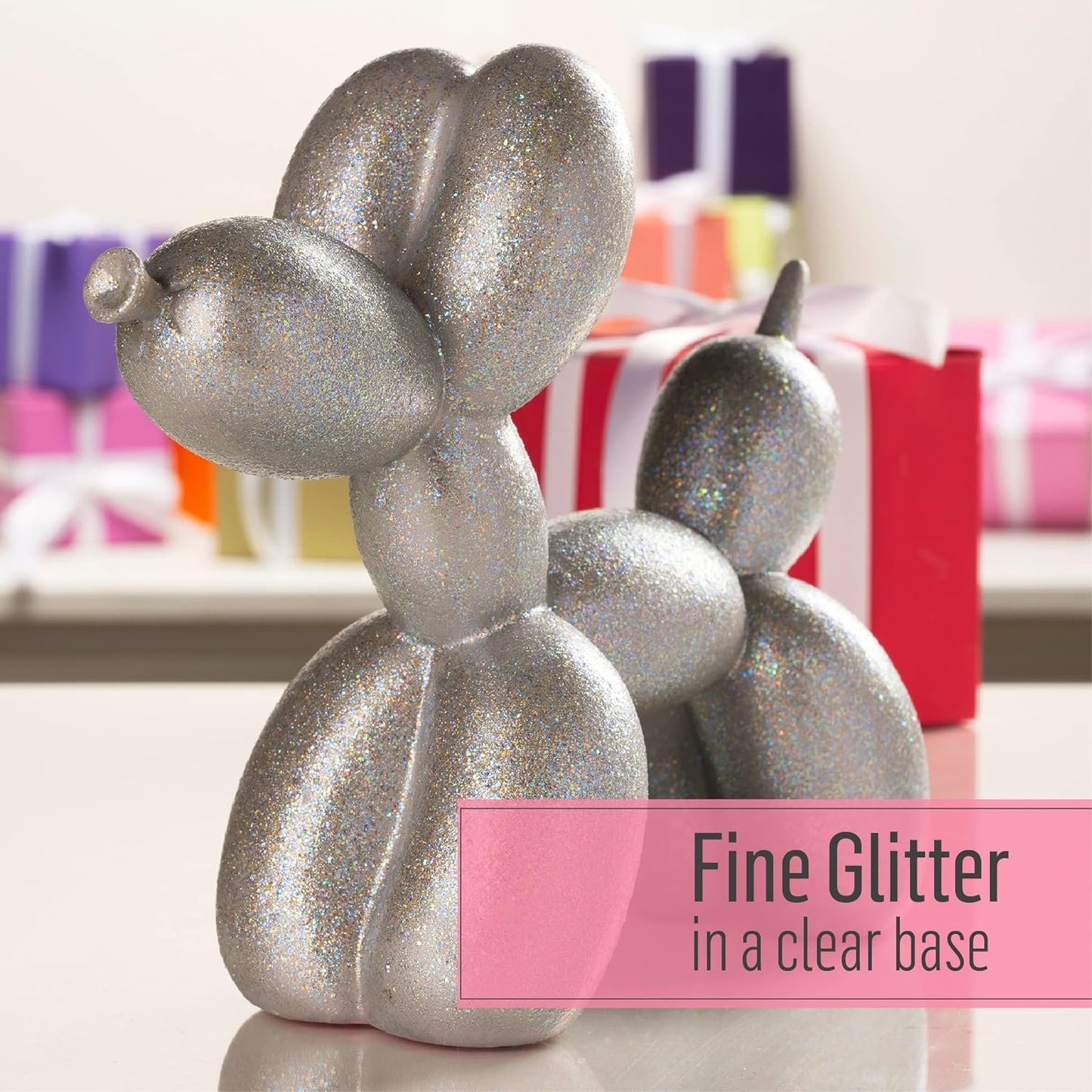 FolkArt Glitterific Fine Assorted Acrylic Craft Paints, Fine Gold 2 fl oz Premium Acrylic Paint With Glitter Finish, Perfect For Easy To Apply DIY Arts And Crafts, 11863
