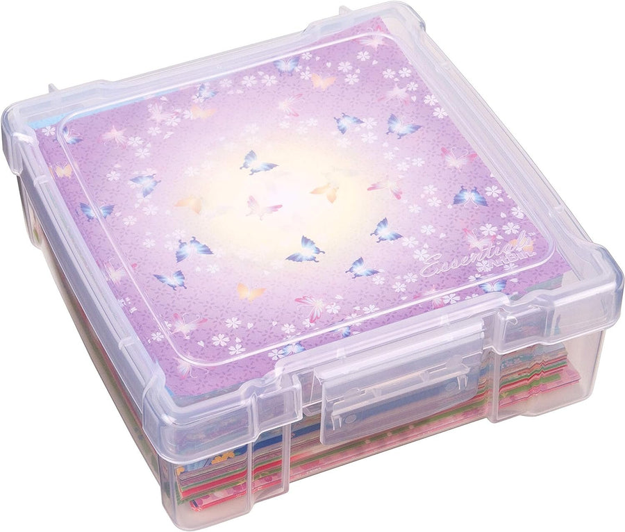 ArtBin 6953AB ClearView 6" x 6" Box Art & Craft Organizer, [1] Plastic Storage Case, Clear