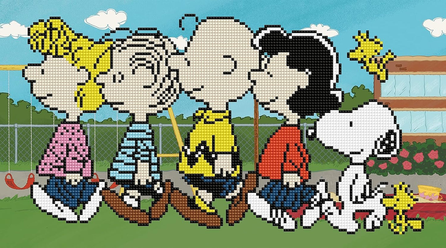 DIAMOND DOTZ Embroidery KIT GA, The Peanuts Gang