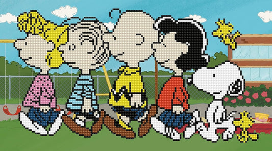 DIAMOND DOTZ Embroidery KIT GA, The Peanuts Gang