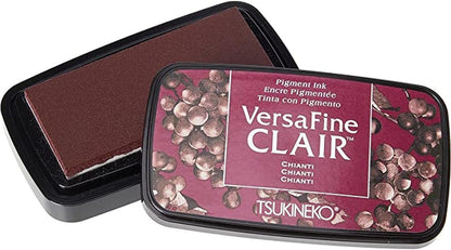 Tsukineko, VersaFine Clair, Full Size Ink Pad, Chianti