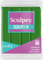 Sculpey III Polymer Oven-Bake Clay, Leaf Green, Non Toxic, 2 oz. bar, Great for modeling, sculpting, holiday, DIY, mixed media and school projects.Great for kids & beginners!