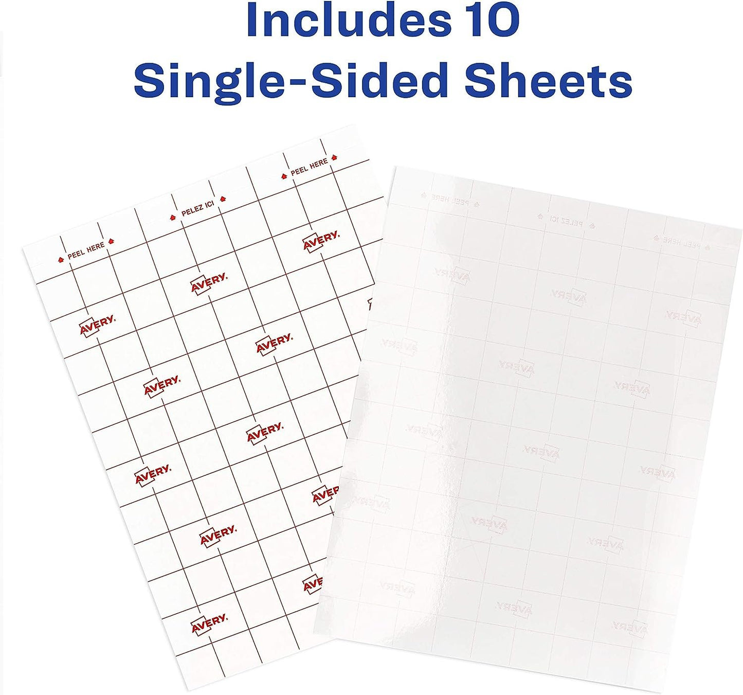 Avery Self-Adhesive Laminating Sheets