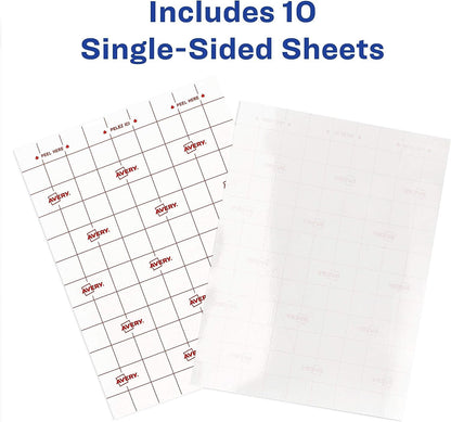 Avery Self-Adhesive Laminating Sheets