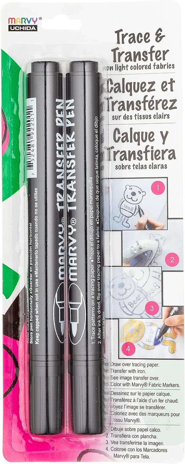 UCHIDA 922-2A Marvy Trace and Transfer Pen, Black