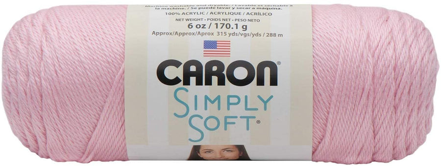 Caron Simply Soft Yarn Solids (3-Pack) Soft Pink H97003-9719