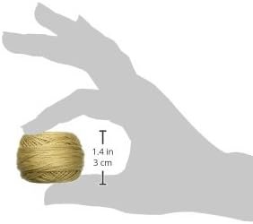 DMC Pearl Cotton Ball Size 8 87yd, Light Hazelnut Brown