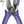 Load image into Gallery viewer, McGill 2&quot; Reach Punchline Hole Punch, 5/16 Inch Round, Chrome/Purple
