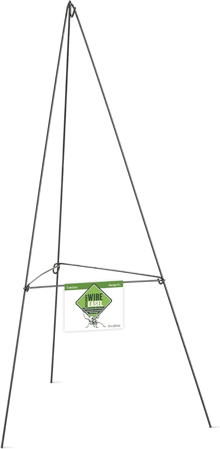 FloraCraft Wire Easel, 24-Inch, Green