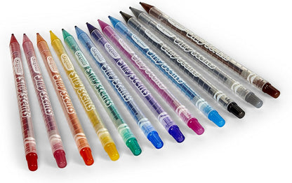 Crayola Silly Scents Twistables Colored Pencils, 12 Count, Ages 3 & Up (68-7402)
