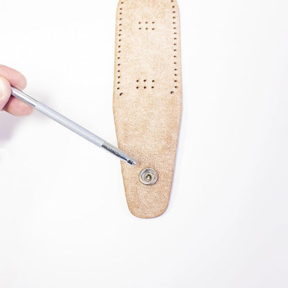 Realeather Crafts Snap Setter Kit, 24-Litter, Nickel