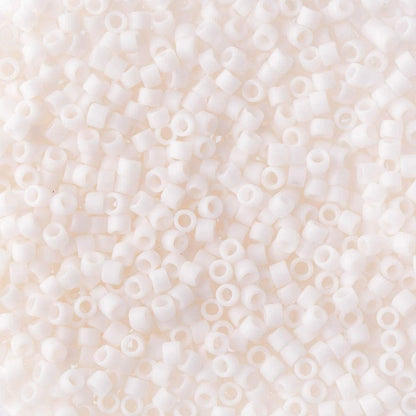 Miyuki Delica Seed Beads Bundle: Size 11/0, Peach Matte Opaque Palette Collection DB1510, DB1512, DB1513 - 3 Tubes of 7.2 Grams ea