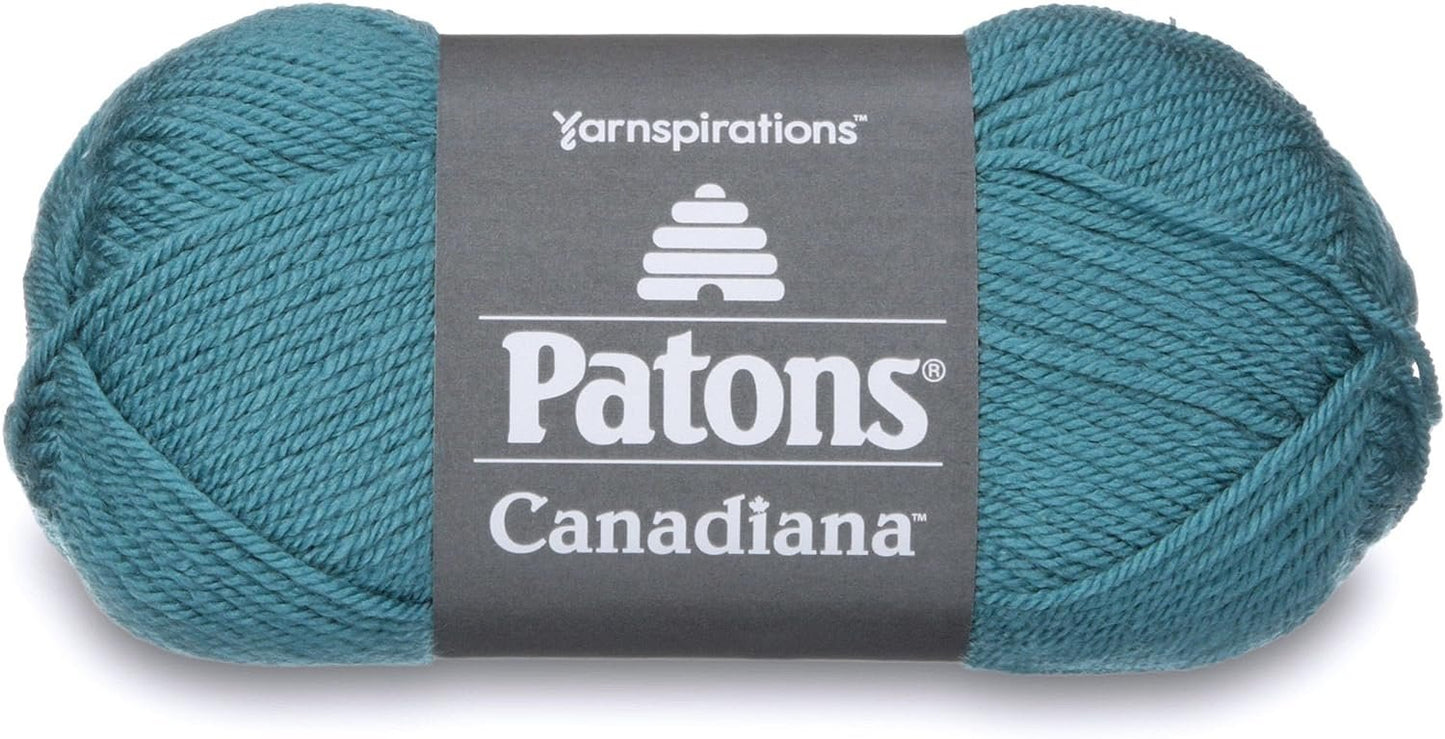 Patons Canadiana Yarn, Medium Teal