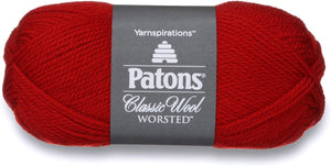 Patons Classic Wool, Bright Red Yarn