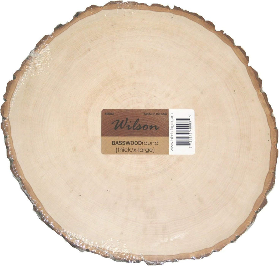 Wilsons 40003 Basswood Thick Round, 11" to 12"