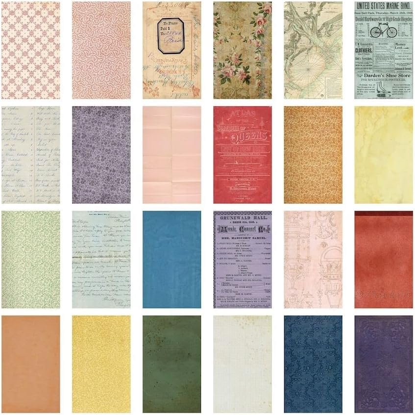 Bundle -Tim Holtz Ideaology - Backdrops Volume 4 and 5-2023 spring release Advantus th94308 & th94309