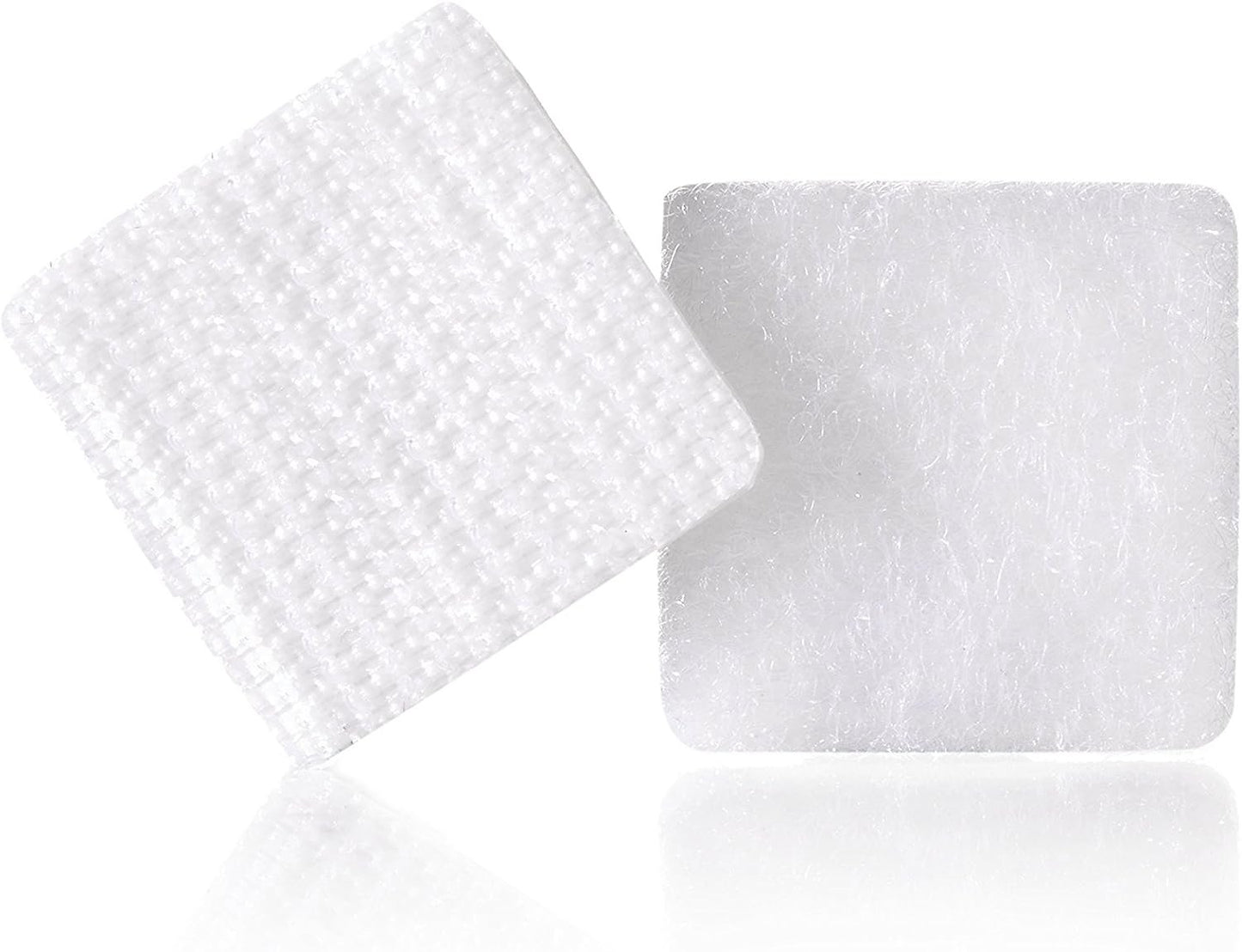VELCRO Brand Sticky-Back Fasteners, Removable Adhesive, 0.88" X 0.88", White, 12/pack