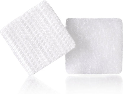VELCRO Brand Sticky-Back Fasteners, Removable Adhesive, 0.88" X 0.88", White, 12/pack