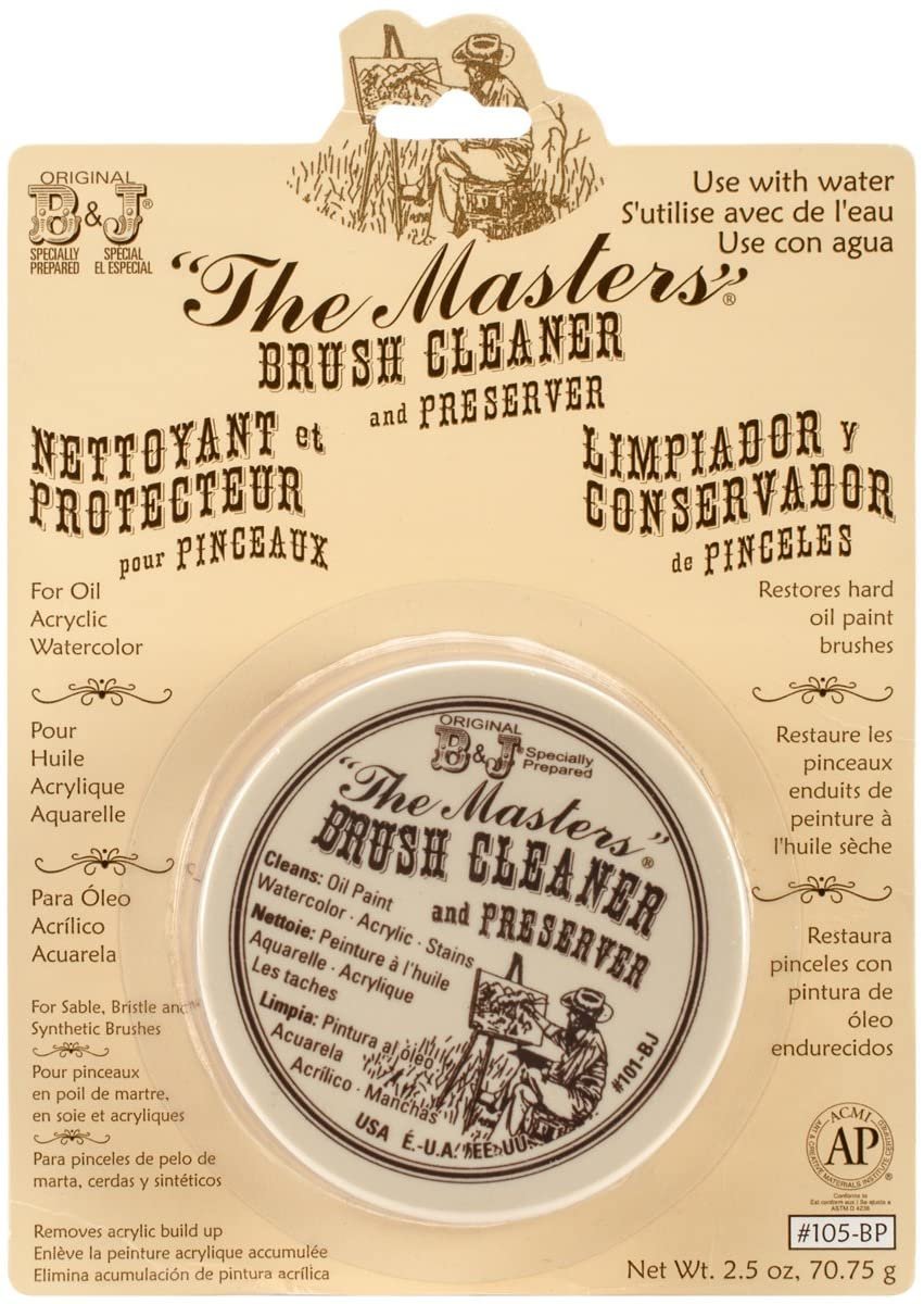 General 105-BP Pencil Masters Brush Cleaner & Preserver, 1 Pack, Clear