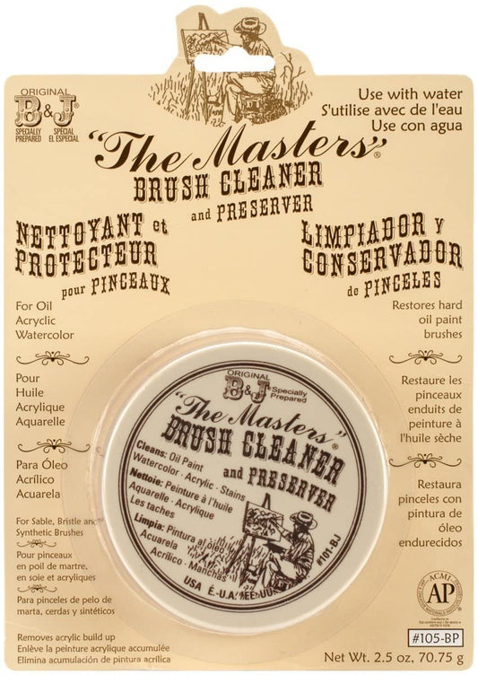 General 105-BP Pencil Masters Brush Cleaner & Preserver, 1 Pack, Clear