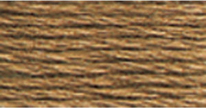 DMC 117-3863 Mouline Stranded Cotton Six Strand Embroidery Floss Thread, Medium Mocha Beige, 8.7-Yard