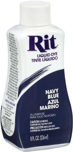 Rit Dye Liquid Fabric Dye - 8 Ounce, Navy - 2 Pack