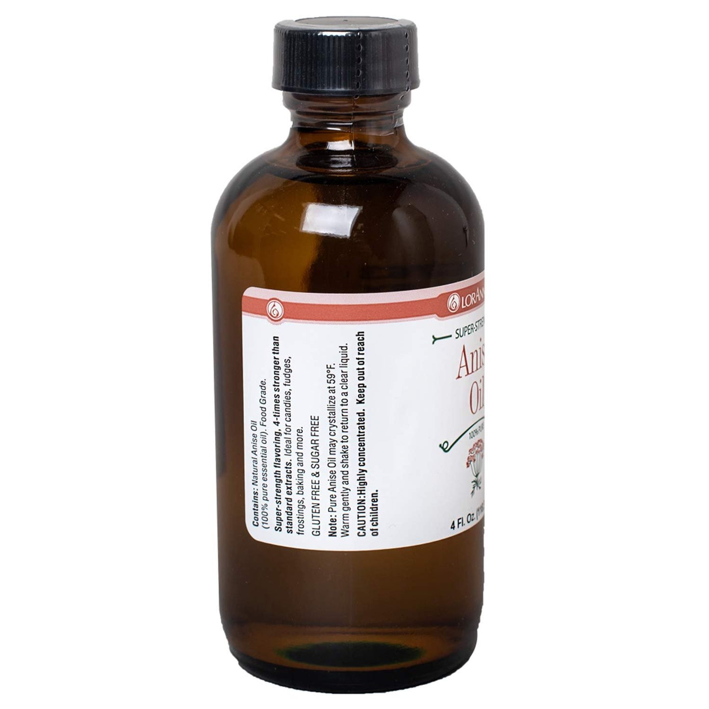LorAnn Anise Oil SS, Natural Flavor, 4 ounce bottle