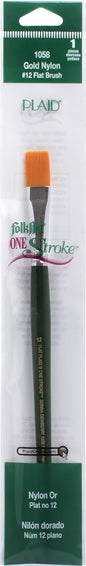FolkArt One Stroke Donna Dewberry One-Stroke Brush - #12 Flat