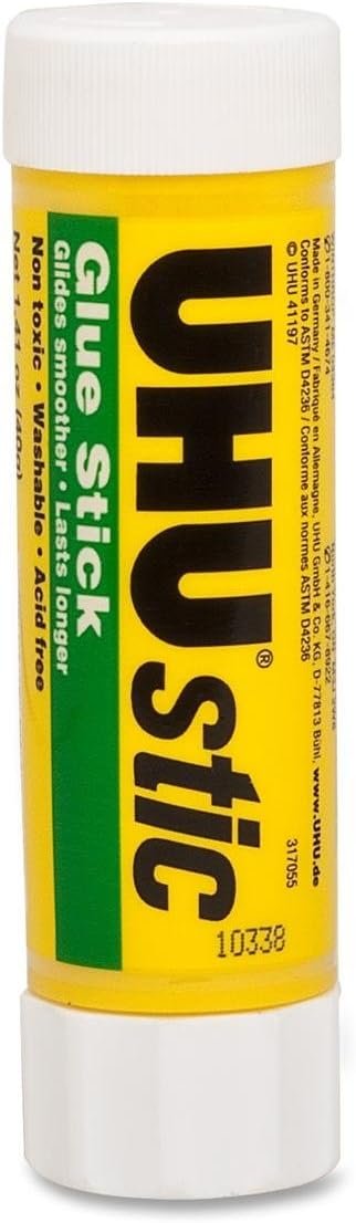 UHU Clear Glue Sticks (SAU99655), White