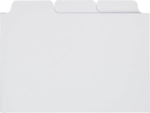 Advantus Cropper Hopper Photo Case Refill Cards 12/Pkg, 4"X6",White