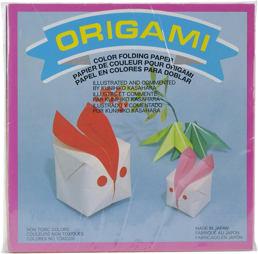 Aitoh Origami Paper 5.875"X5.875" 300/Pkg, Assorted Colors