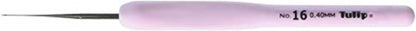 Tulip Needle Company TEL-16E Etimo Rose Steel Crochet Hook-Size 16/.4mm