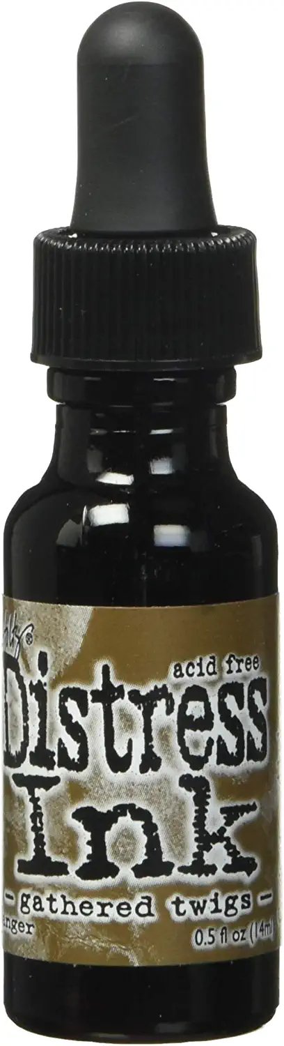 Tim Holtz Distress Ink Reinker .5 Ounce - Limited Edition-Gathered Twigs