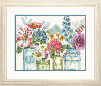 Dimensions , Rainbow Flowers, PaintWorks Paint by Numbers Kit for Adults and Kids, 14'' x 11'