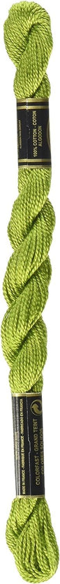 DMC 115 5-581 Pearl Cotton Thread, Moss Green, Size 5