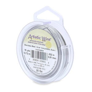 Artistic Wire 30 Gauge Stainless Steel Craft Jewelry Wrapping Wire Wire, 30 yd