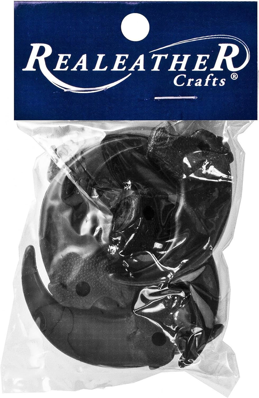 Realeather Crafts BBC02-06 Plastic Bear Claws, Black, 6-Pack