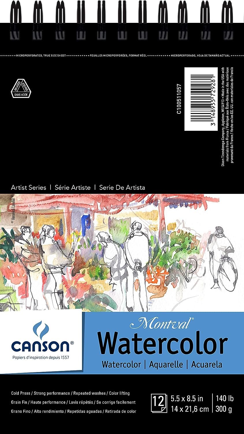 Canson Artist Series Montval Watercolor Paper Pad