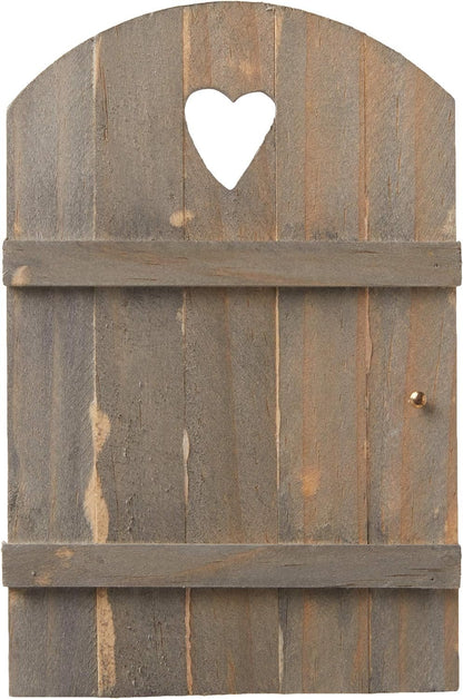 Touch of Nature Mini Fairy Garden Wooden Door, 6 by 4-Inch, Wood,Brown