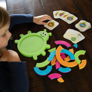 Fat Brain Toys Bugzzle - Match-The-Picture Fraction-Learning Brainteaser Ages 3+