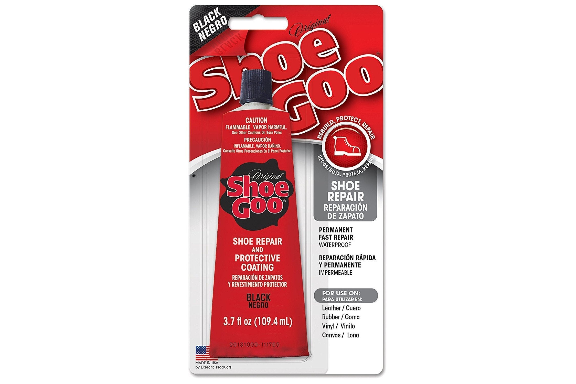 Shoe Goo Black – 3.7 Oz Skate Shoe Repair Glue, Made In USA