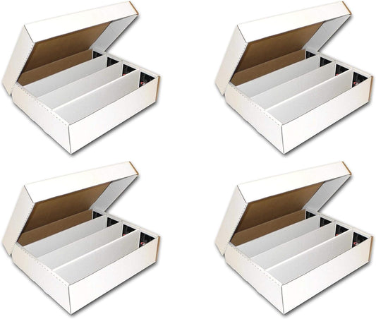 BCW 3200-Count Monster Storage Box for Standard 20pt Trading Cards, 200 lb. Test Strength 4 pk