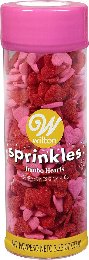 Wilton Jumbo Heart Sprinkles - 3.25 oz.